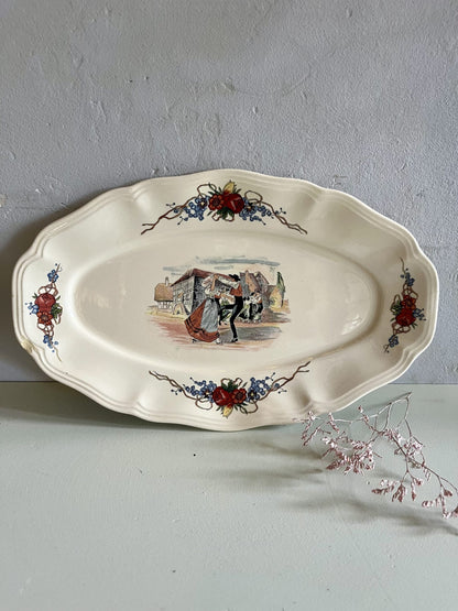 Petit plat Sarreguemines modèle Obernai