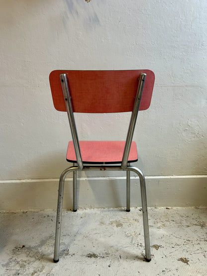 Chaises Formica rouge lot de 3
