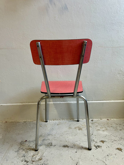 Chaises Formica rouge lot de 3