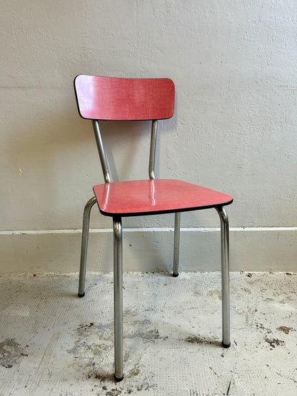 Chaises Formica rouge lot de 3