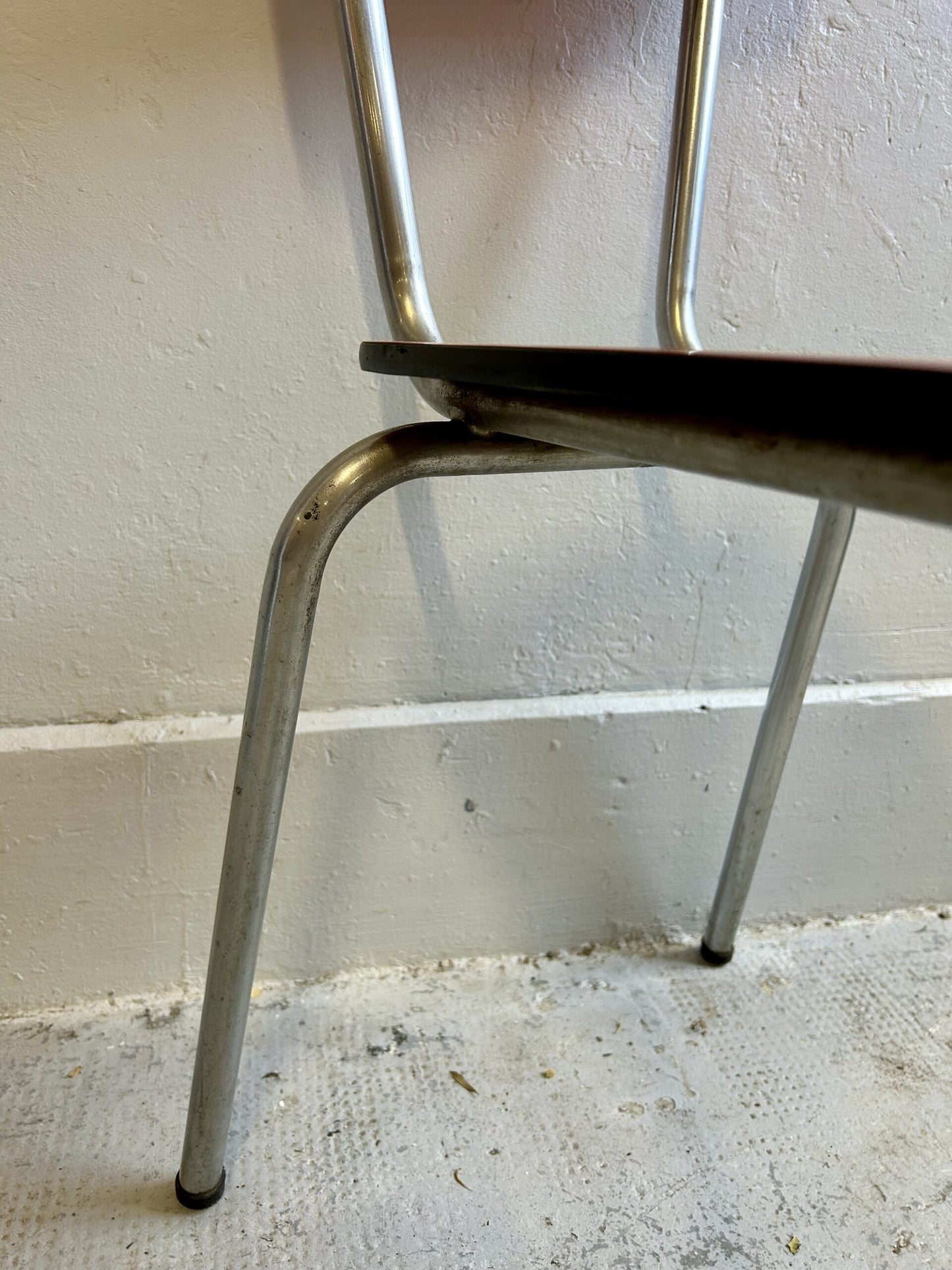 Chaises Formica rouge lot de 3