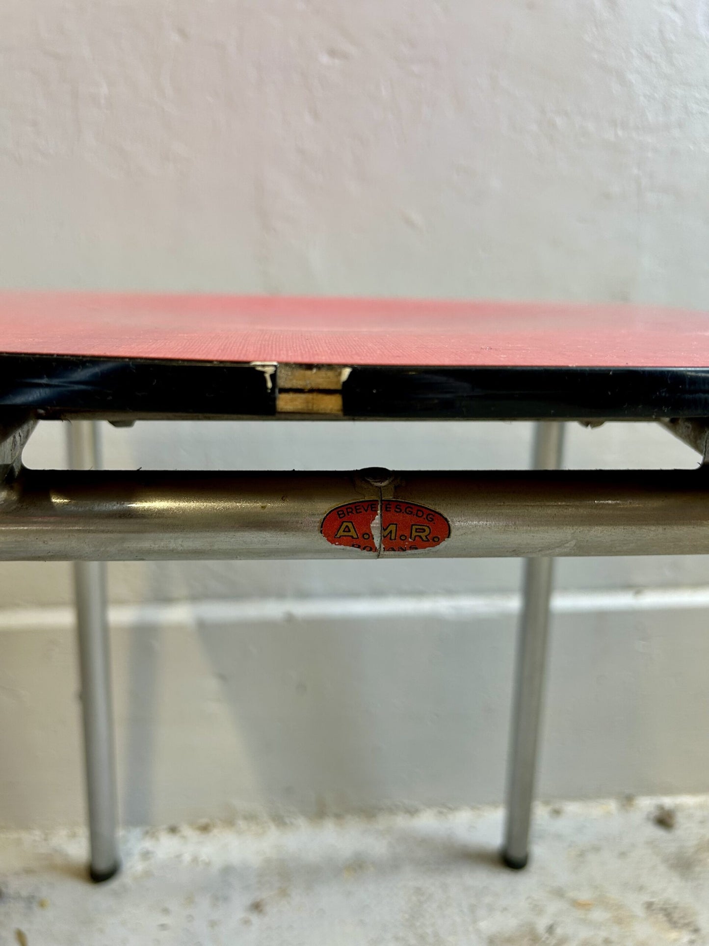 Chaises Formica rouge lot de 3