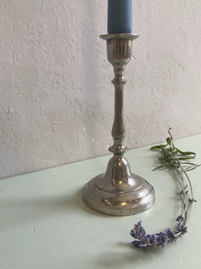 Bougeoir argenté