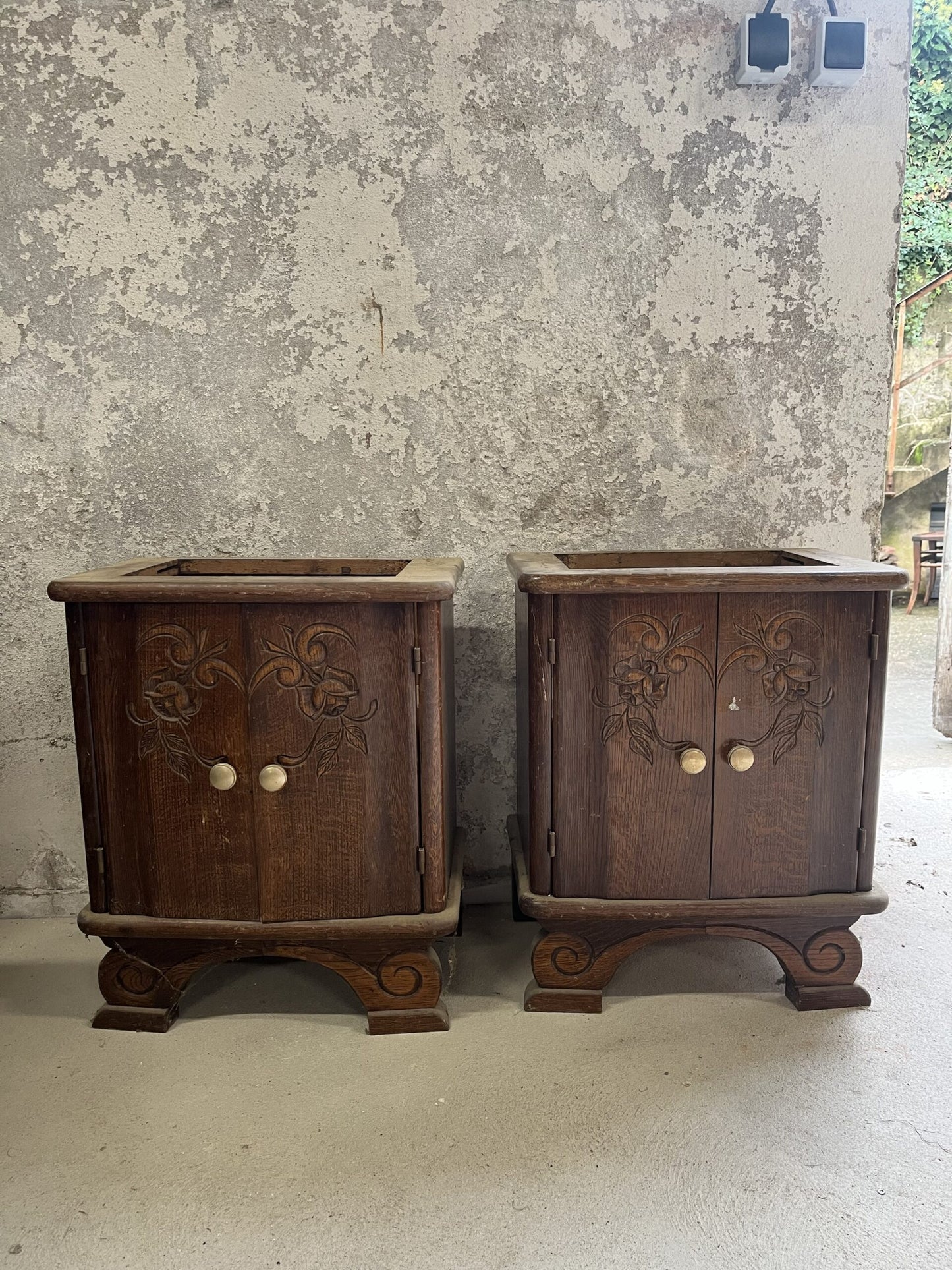 Lot de 2 chevets  art déco