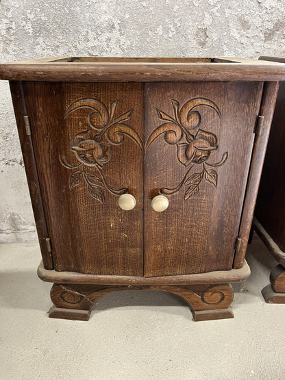 Lot de 2 chevets  art déco