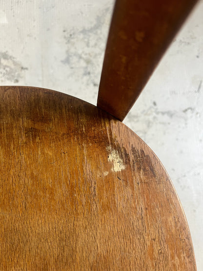 Chaise bistrot vintage en bois