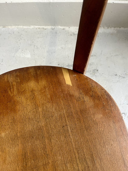 Chaise bistrot vintage en bois
