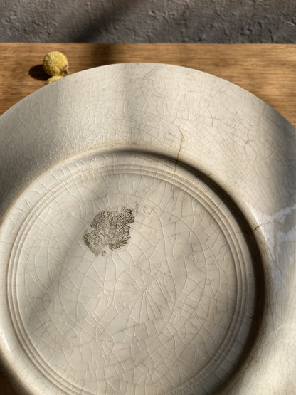 2 assiettes semi-creuses Lunéville