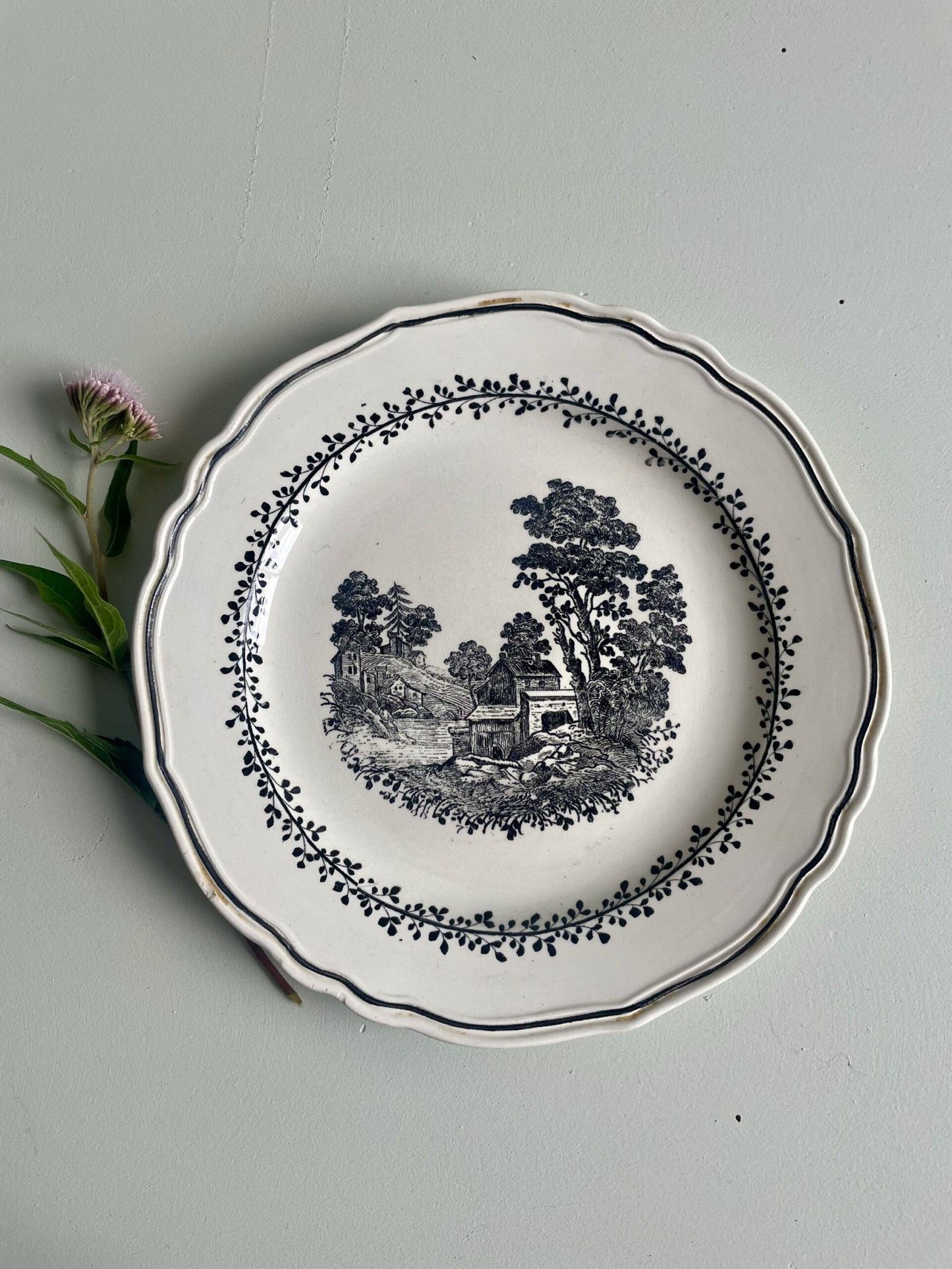 3 assiettes à dessert Ceramica Richard