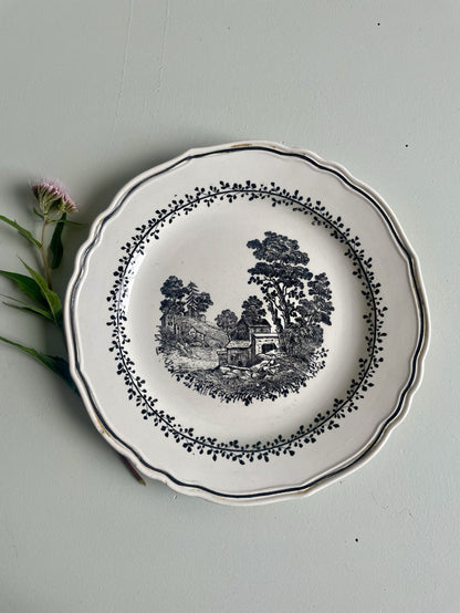 3 assiettes à dessert Ceramica Richard