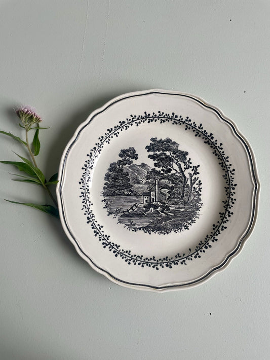 3 assiettes à dessert Ceramica Richard