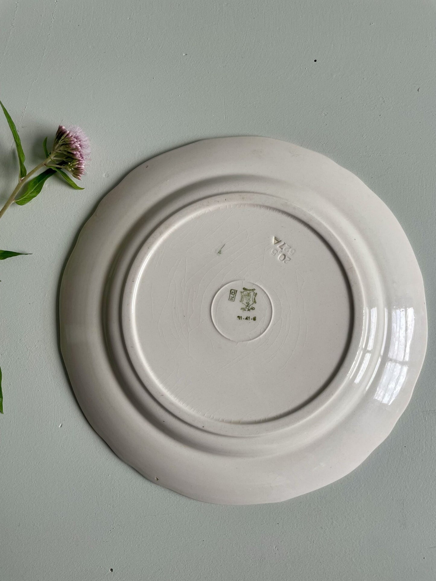 3 assiettes à dessert Ceramica Richard