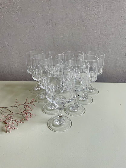 Lot de 10 verres à vin
