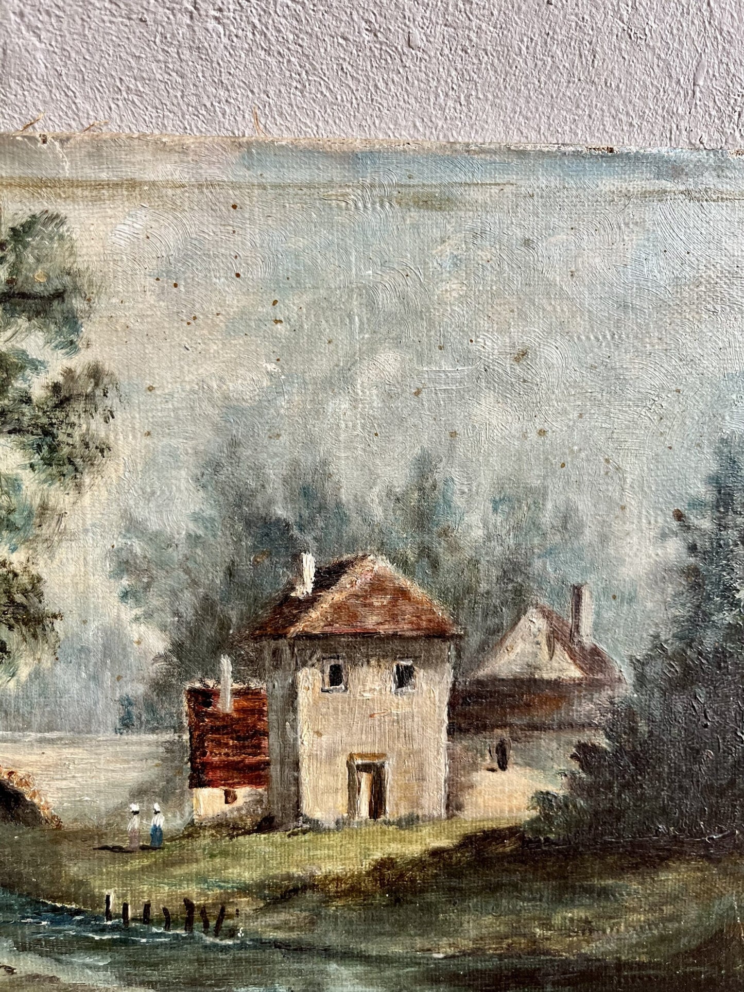 Huile sur toile paysage