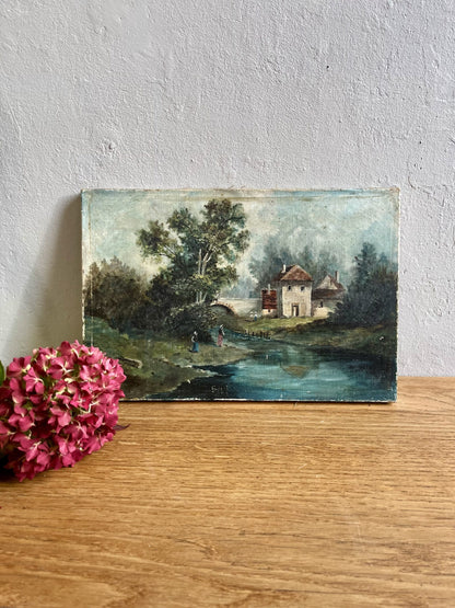 Huile sur toile paysage