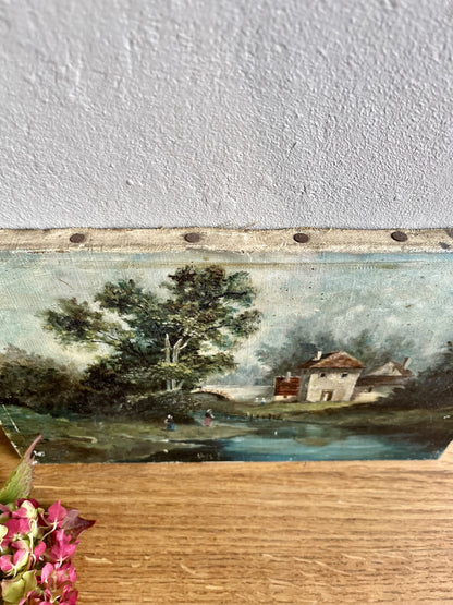 Huile sur toile paysage