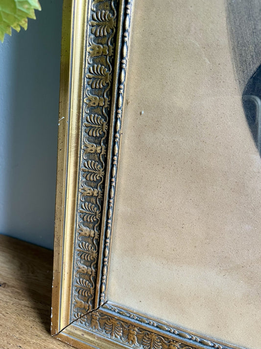 Tableau portrait ancien