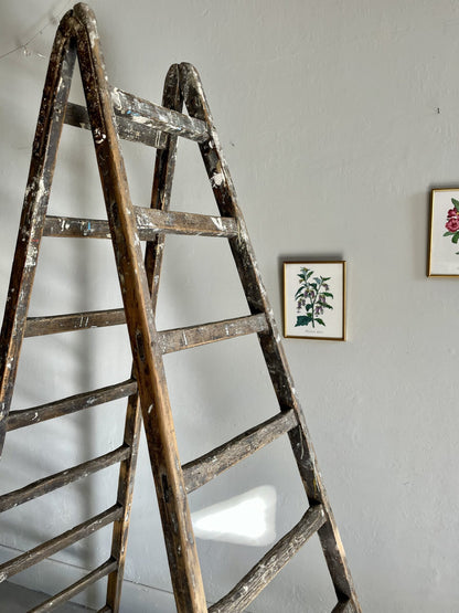 Échelle ancienne en bois – échelle de peintre vintage