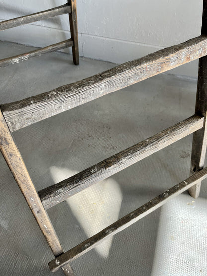 Échelle ancienne en bois – échelle de peintre vintage
