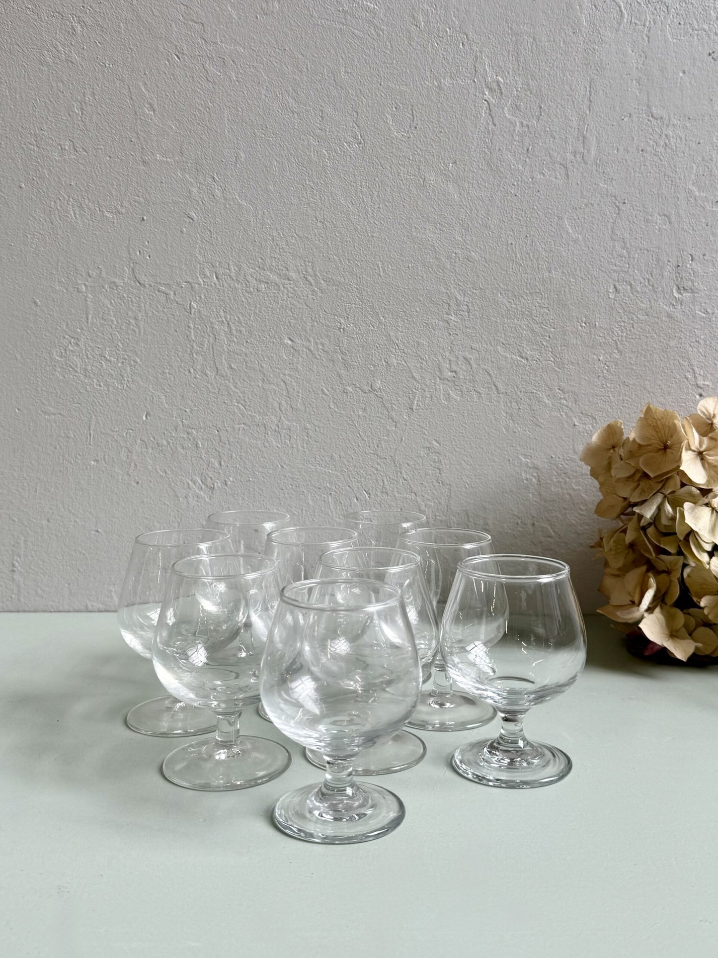 9 verres à dégustation