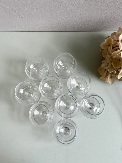 9 verres à dégustation