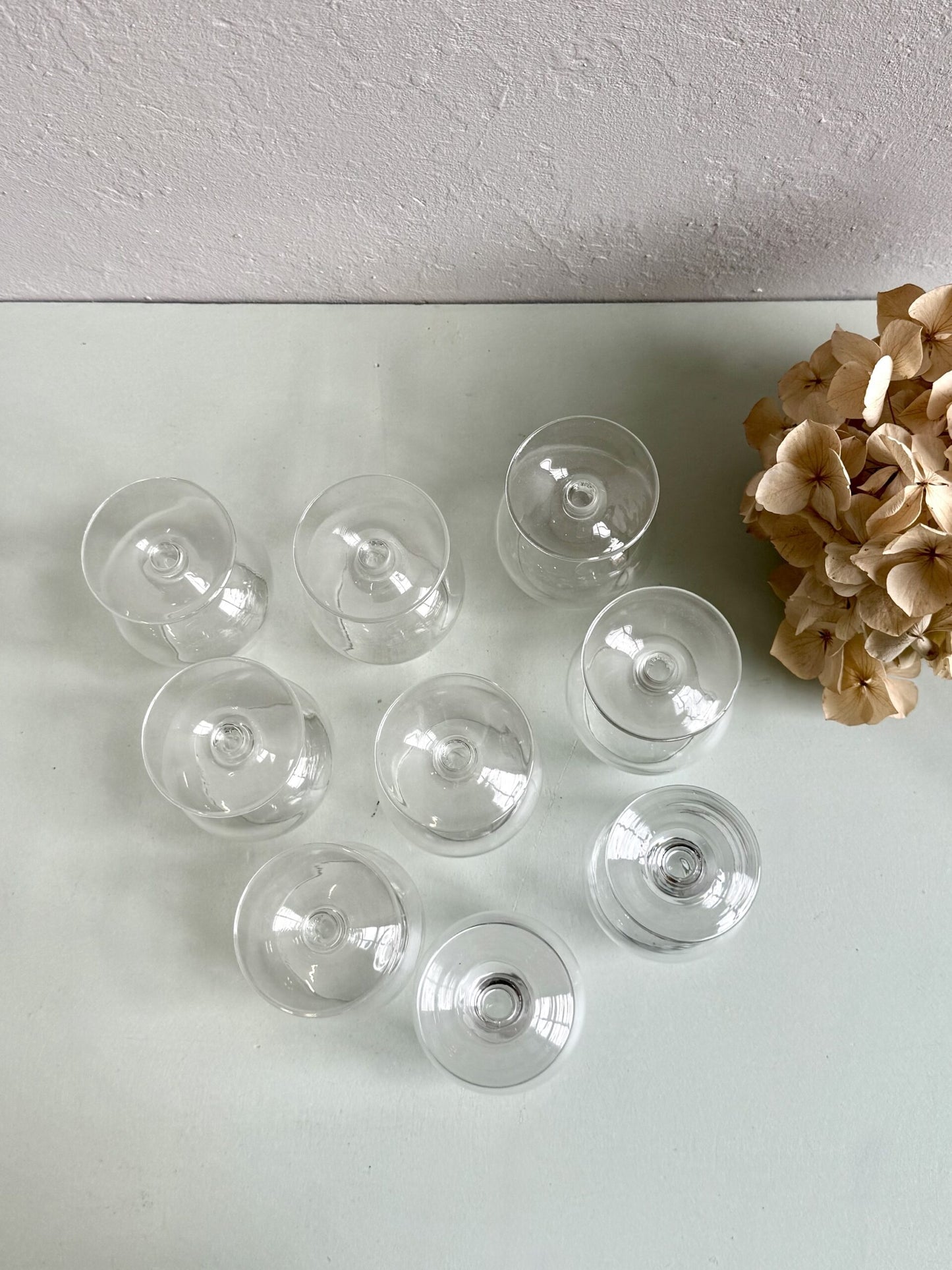 9 verres à dégustation