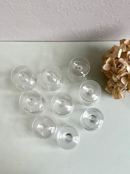 9 verres à dégustation