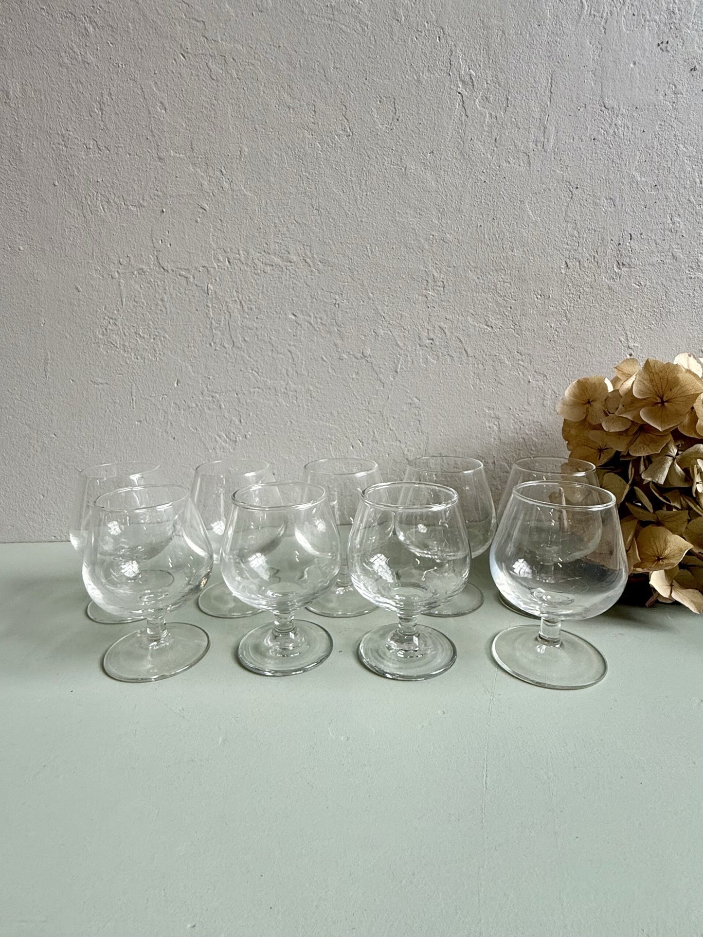 9 verres à dégustation