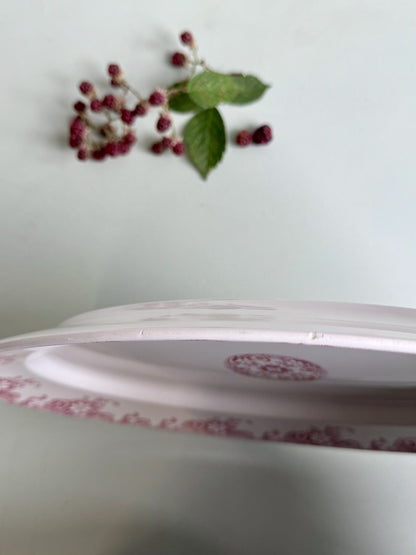 Plat ovale Sarreguemines modèle Lerida