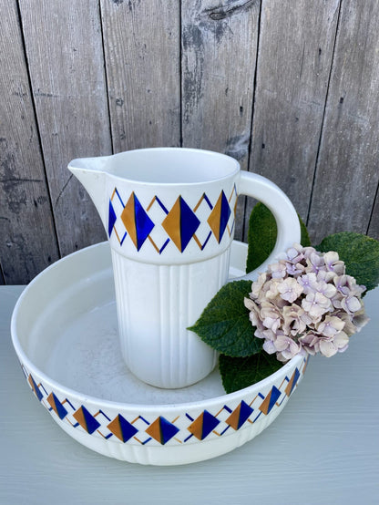 Ensemble de toilette Losanges Badonviller