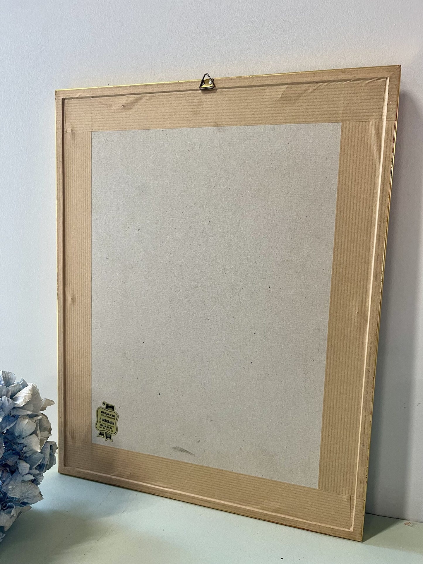 Gravure paysage au printemps