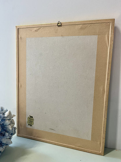 Gravure paysage au printemps