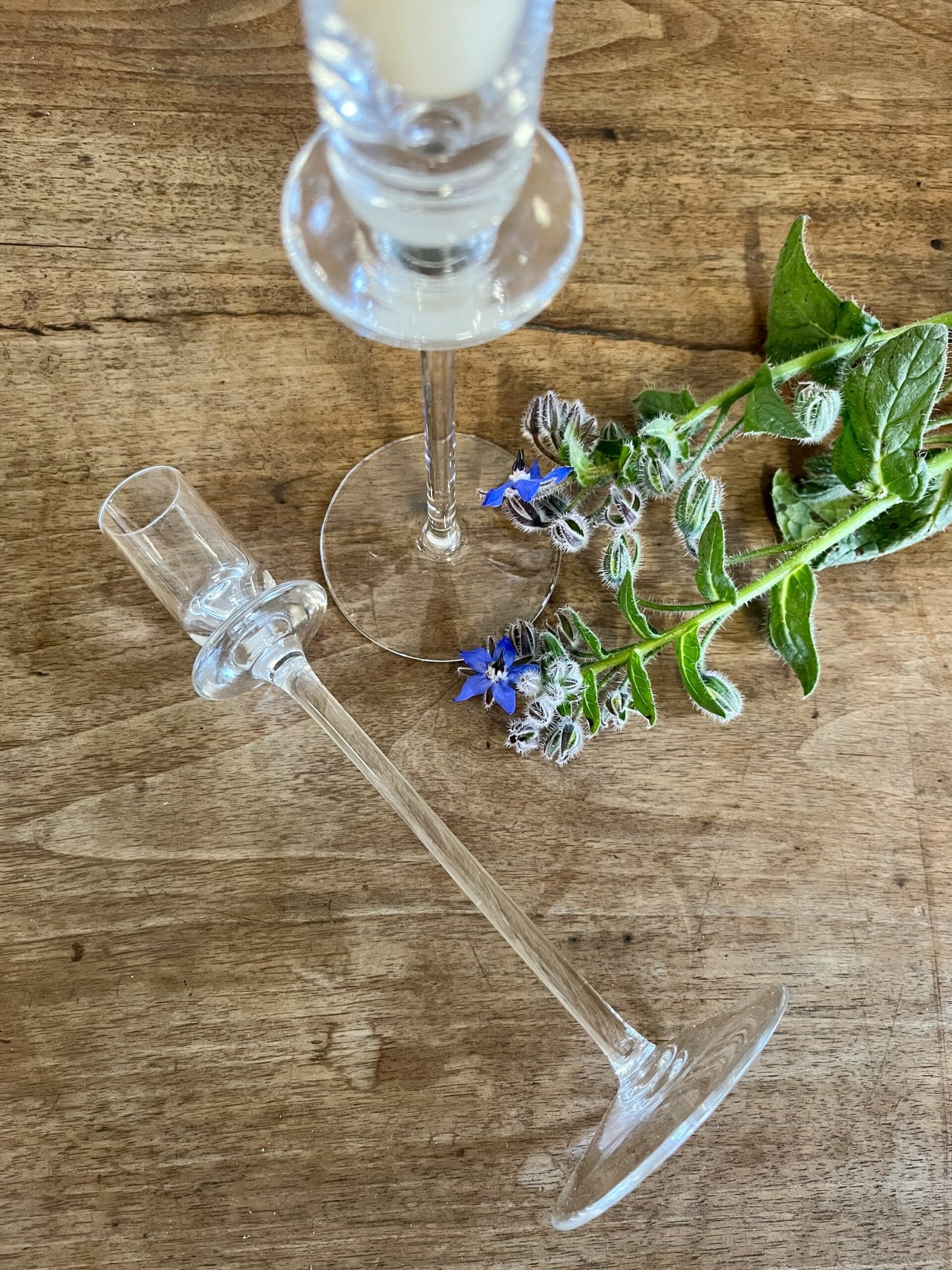 Bougeoirs en cristal