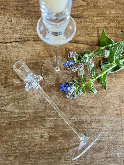 Bougeoirs en cristal