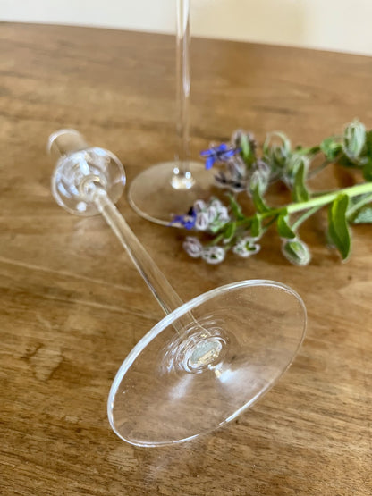 Bougeoirs en cristal