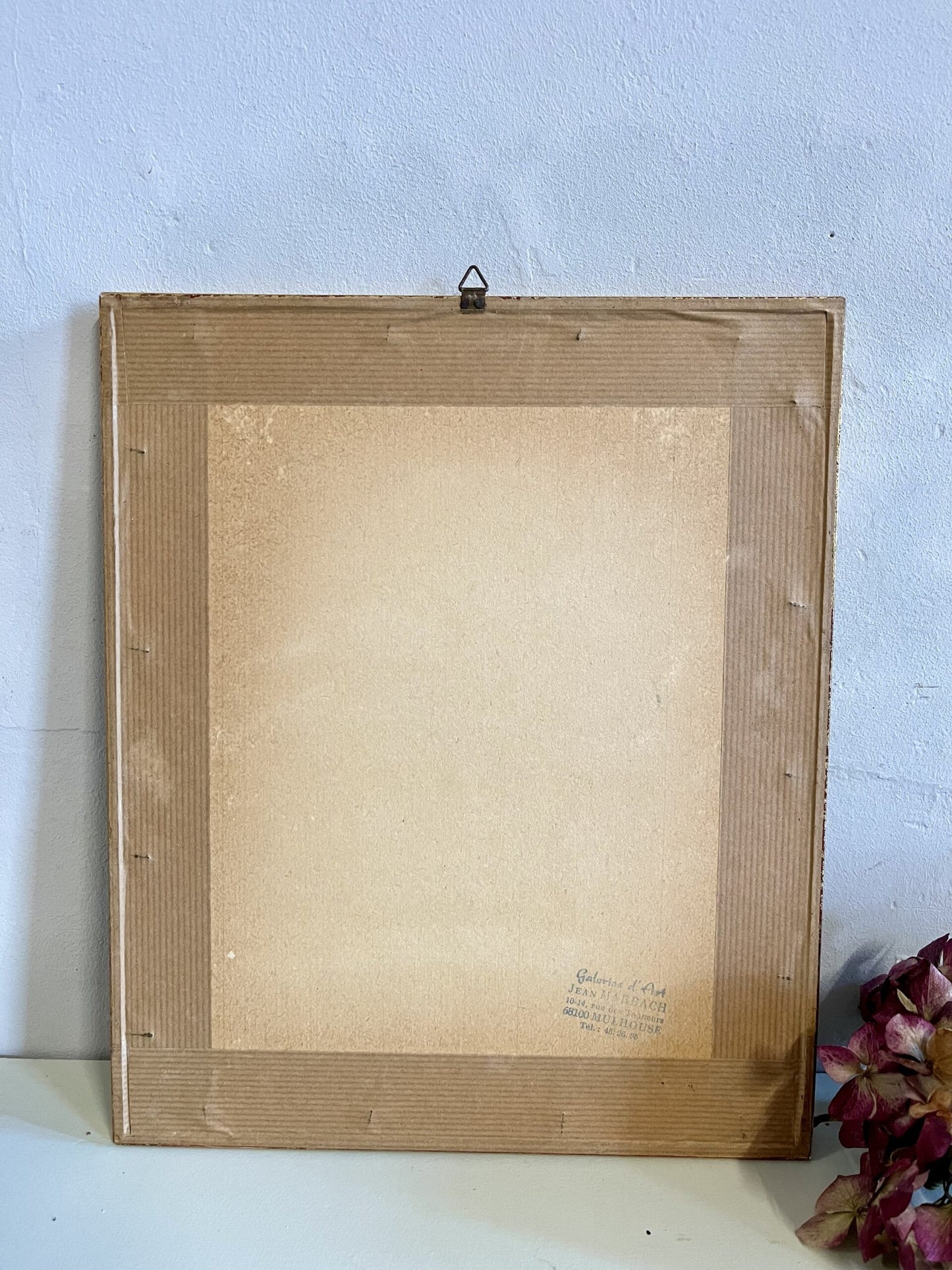 Lithographie canard portrait