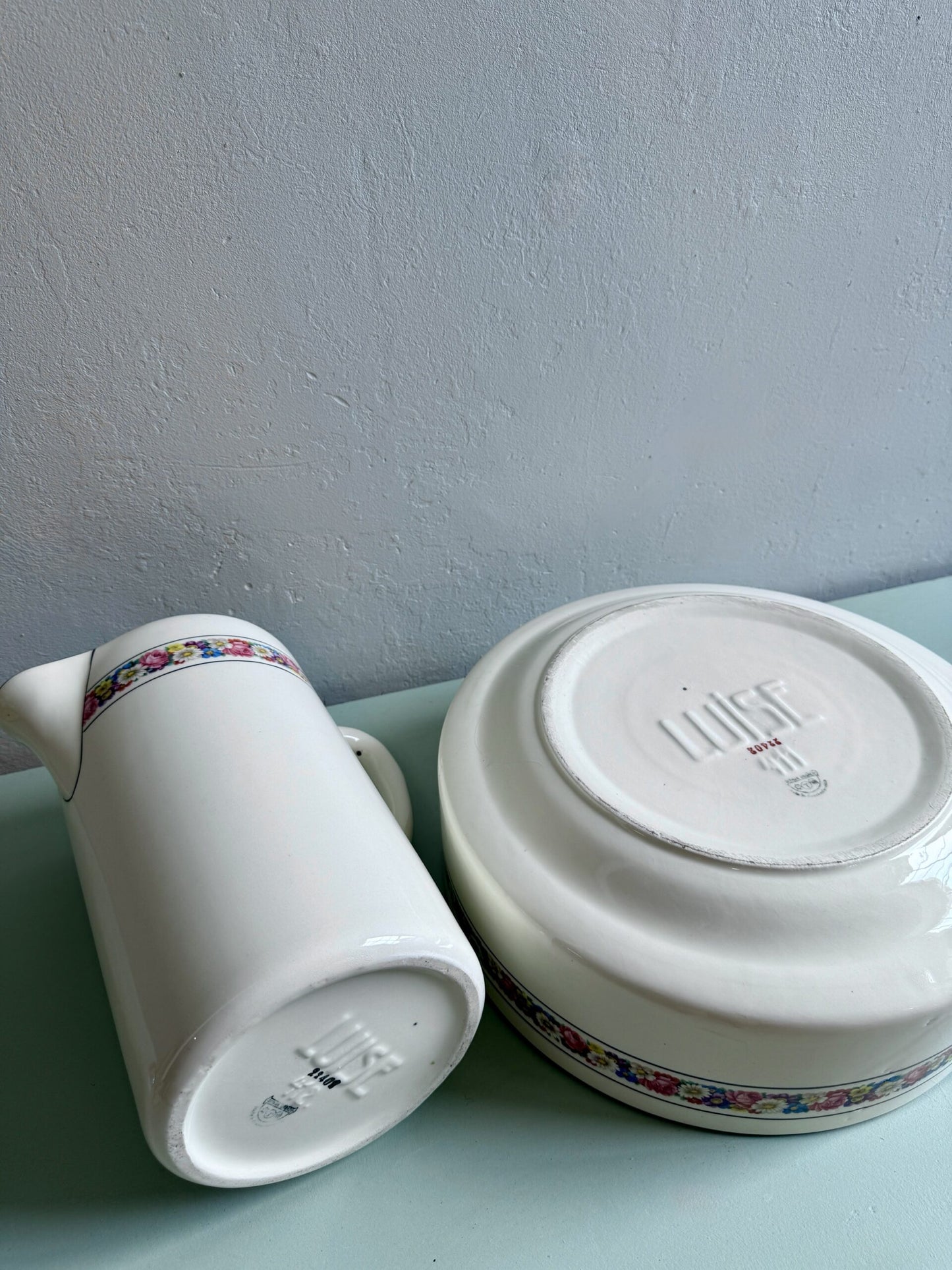 Vasque et broc de toilette