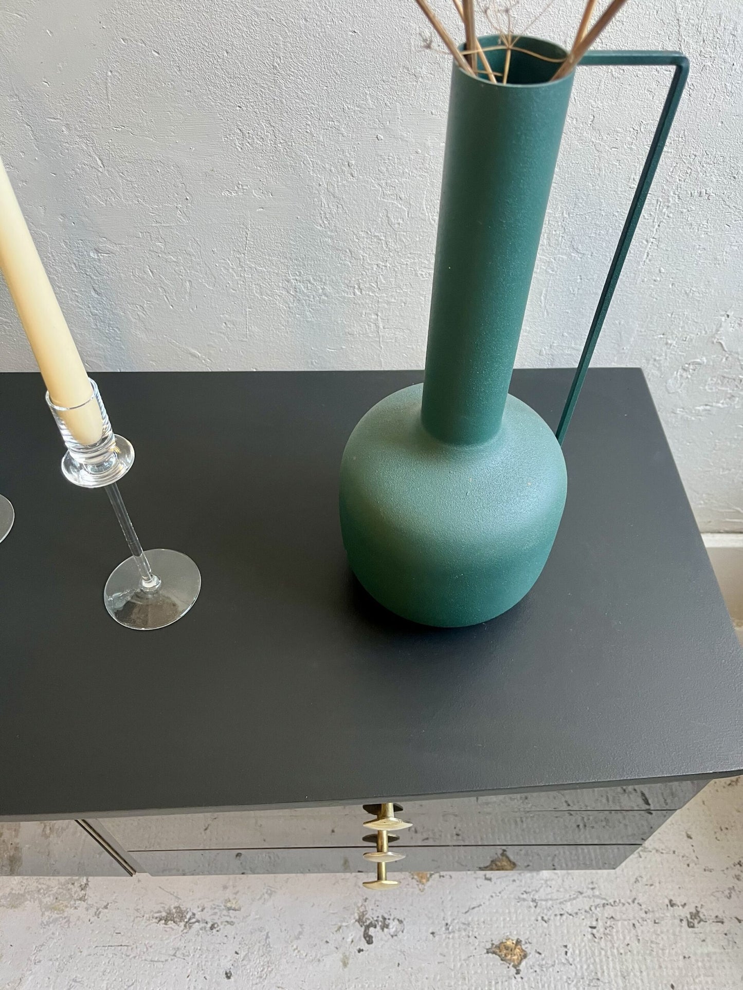 Buffet laqué plateau noir