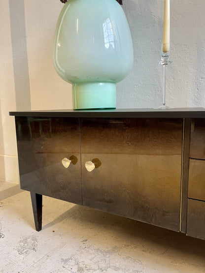 Buffet laqué plateau noir