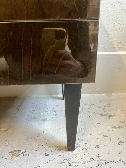 Buffet laqué plateau noir