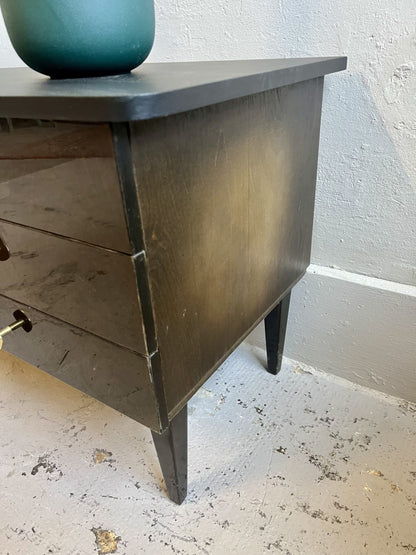 Buffet laqué plateau noir