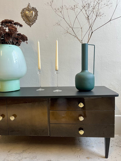 Buffet laqué plateau noir