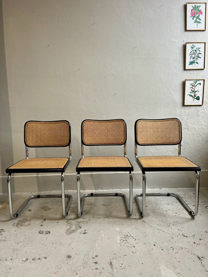 Chaises d’inspiration Marcel Breuer B32/ Cesca