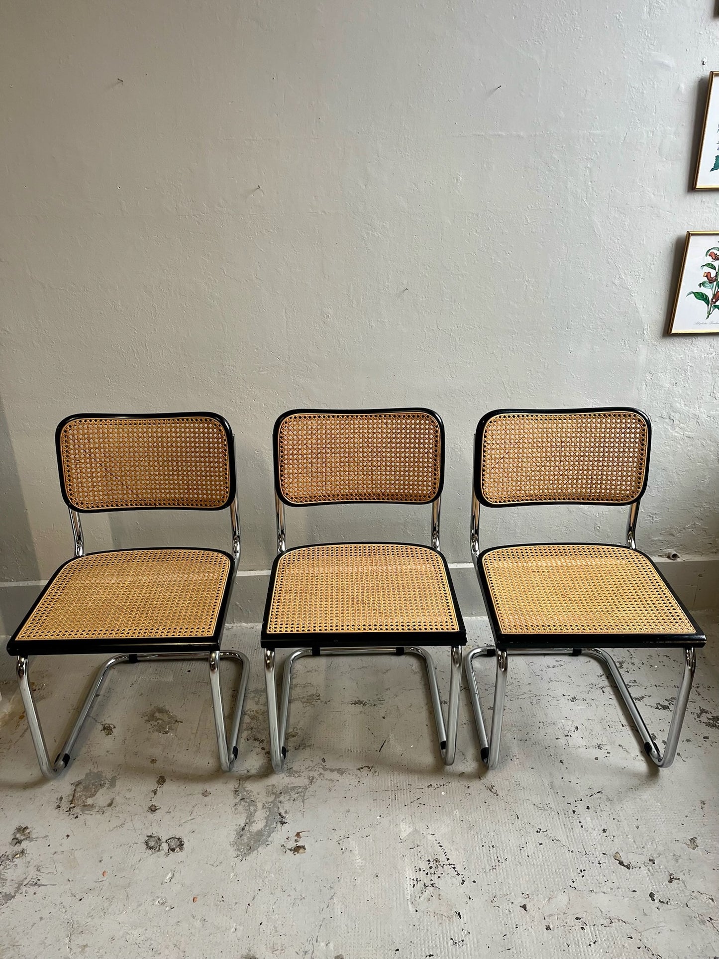 Chaises d’inspiration Marcel Breuer B32/ Cesca