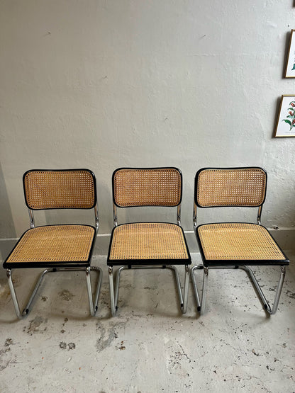 Chaises d’inspiration Marcel Breuer B32/ Cesca