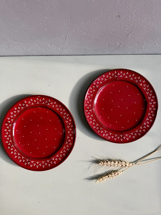 2 assiettes à dessert Rosmarie