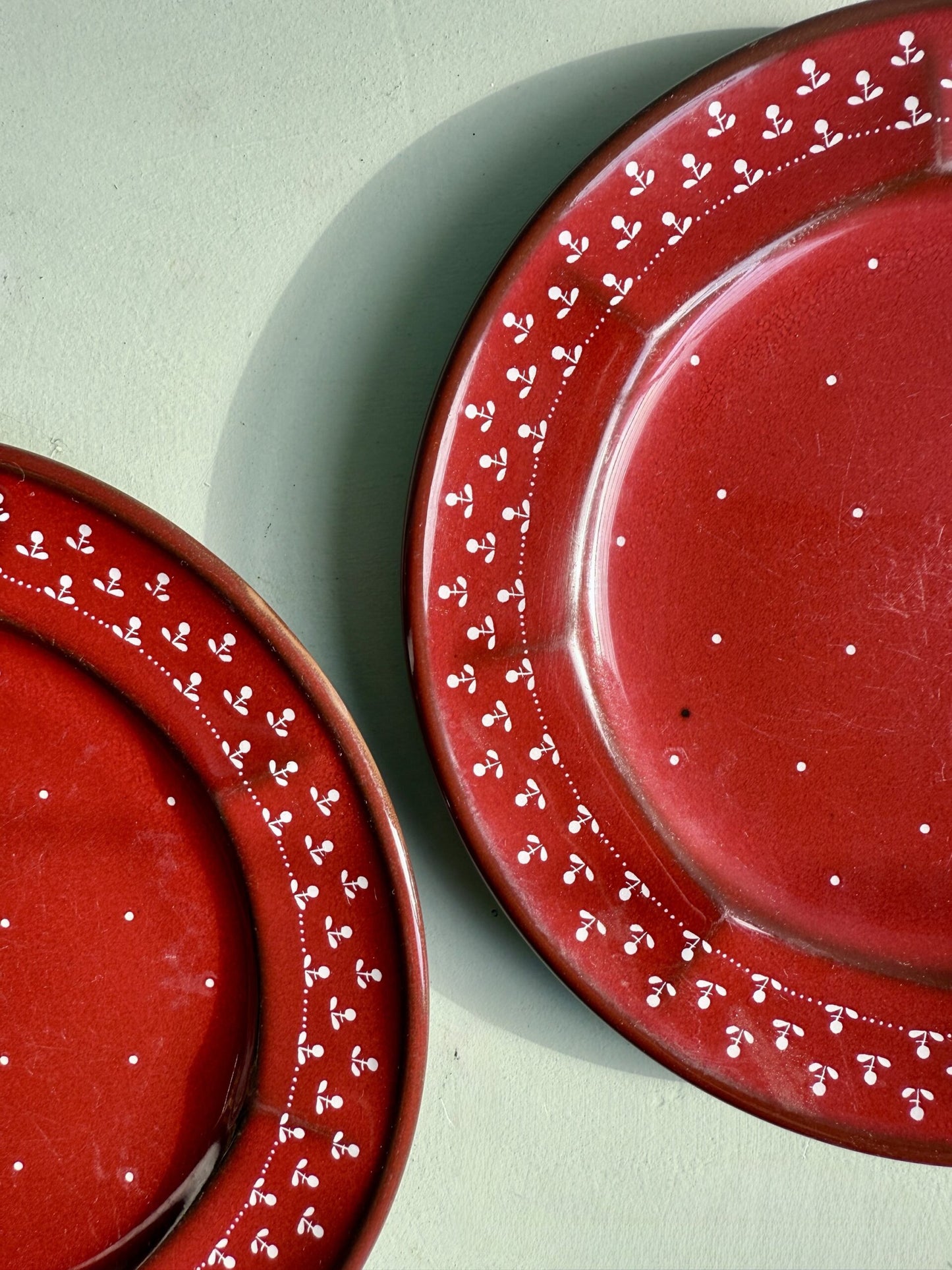 2 assiettes à dessert Rosmarie