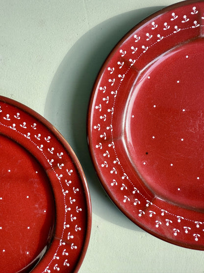 2 assiettes à dessert Rosmarie