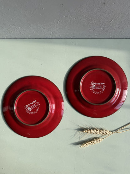 2 assiettes à dessert Rosmarie