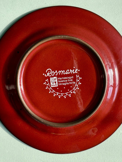 2 assiettes à dessert Rosmarie